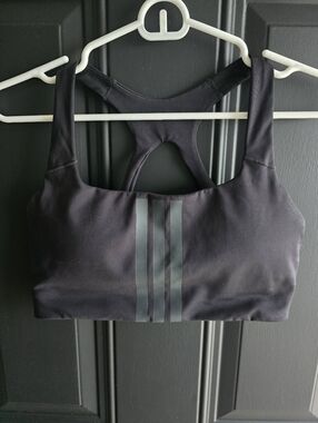 Black Racerback Sports Bra
